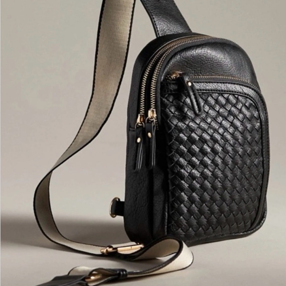 Anthropologie Leather Crossbody Bag